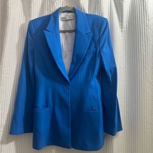 Zara cobalt blue blazer